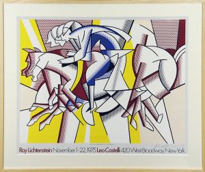 ロイ・リキテンシュタイン　ポスター額「Leo Castelli 1975」/Roy Lichtenstein