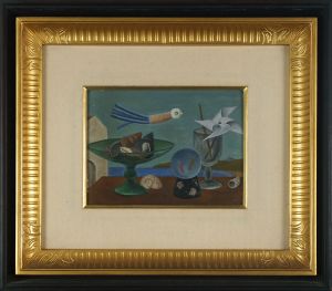 中村徳三郎画額「海の見える静物」/Tokusaburo Nakamuraのサムネール