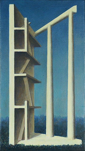 Minoru Nomata / 野又穫画額「Blue Construction-14」 | Natsume