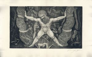 エルンスト・フックス版画「Samson 2」/Ernst Fuchsのサムネール