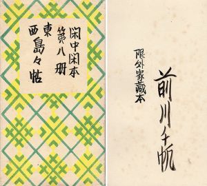 閑中閑本　第八冊　東西島々帖/前川千帆のサムネール