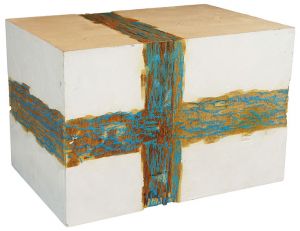 島達作品「立体国旗(フィンランド)」/