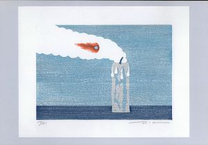 大野隆司版画「橙色のほうき星」/Ryuji Onoのサムネール