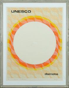 堂本尚郎版画額「UNESCO」/Hisao Domotoのサムネール