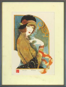 米倉斉加年版画額/Masakane Yonekuraのサムネール