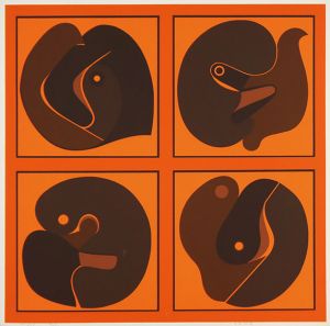 川島猛版画「No.691」/Takeshi Kawashimaのサムネール