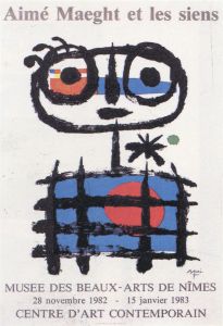 ジョアン・ミロ ポスター「Nimes,Aime Maeght et les siens」
/Joan Miro