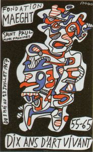 ジャン・デュビュッフェ ポスター「Dix ans d'art vivant」
/Jean Dubuffetのサムネール