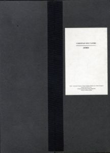 ボルタンスキーの本　Christian Boltanski: Livres/クリスチャン・ボルタンスキー