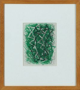 依田寿久画額「94.12.　クリスマスカード」/Toshihisa Yodaのサムネール