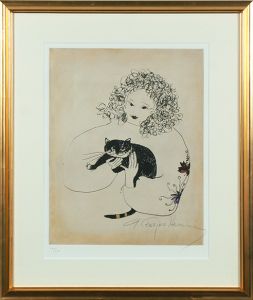 フジ子・ヘミング版画額「エスター」/Fujiko Hemmingのサムネール
