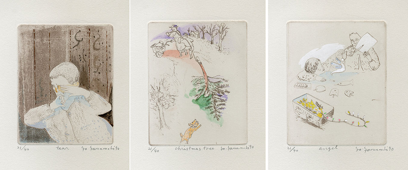 Yoko Yamamoto / A Christmas Memory 山本容子版画集 | Natsume