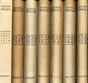 ジョルジュ・ブラック　カタログ・レゾネ　Georges Braque:  Catalogue de L'oeuvre de Georges Braque Peintures　全7冊揃/ジョルジュ・ブラックのサムネール