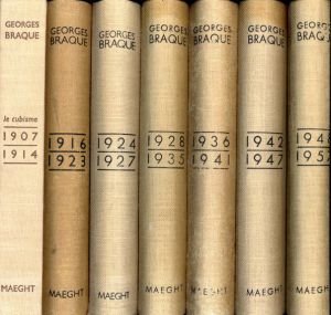 ジョルジュ・ブラック　カタログ・レゾネ　Georges Braque:  Catalogue de L'oeuvre de Georges Braque Peintures　全7冊揃/ジョルジュ・ブラック