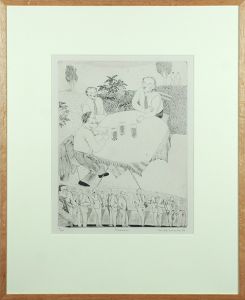 山本容子版画額「Heaven」/Yoko Yamamotoのサムネール
