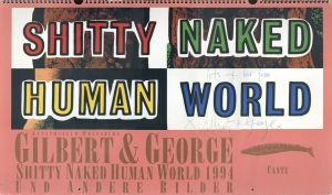 ギルバート＆ジョージ　1994年カレンダー　Shitty Naked Human World und andere Bilder/Gilbert&George/Boris Groys