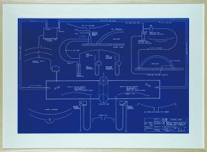 磯辺行久版画額「Room with Positive and Negative Pressure: Specification and Instrumentation Schematic」/Yukihisa Isobeのサムネール