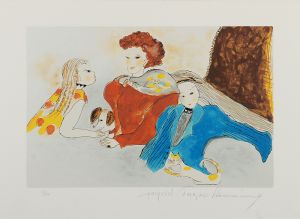 フジ子・ヘミング版画「マッダレーナ」/Fujiko Hemmingのサムネール