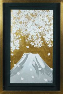 今井俊満画額「富士に桜」/Toshimitsu Imaiのサムネール