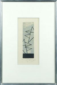 ジョルジュ・ブラック版画額「Ciel gris 1」/Georges Braqueのサムネール