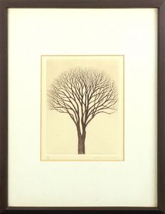 木村茂版画額「樹」＃2/Shigeru Kimuraのサムネール