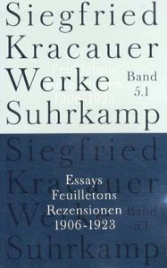 Siegfried Kracauer Werke Suhrkamp: Essays Feuilletons und Rezensionen Band 5　全4巻揃/Siegfried Kracauer