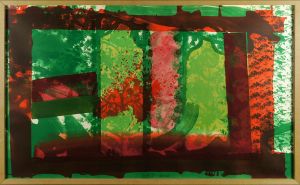 ハワード・ホジキン版画額「Bleeding」/Howard Hodgkinのサムネール