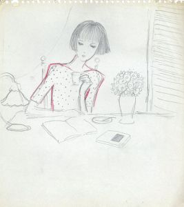 読書をする女性/内藤ルネのサムネール