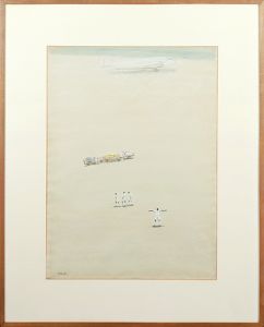 尾崎良二画額「ポートモレスブー空港」/Ryoji Ozakiのサムネール