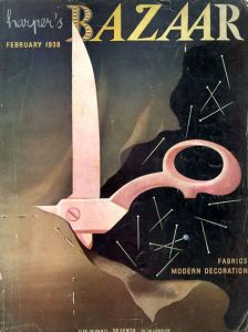 Harper's Bazaar Magazine :February 1938 Fabrics Modern Decoration/