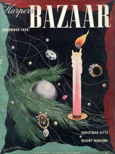 Harper's Bazaar Magazine :December 1938 Christmas Gifts Resort Fashions/