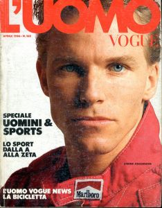 ルオモヴォーグ　L'Uomo Vogue Aprile 1986 Stefan Johansson他/