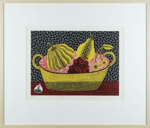 草間彌生版画額「かぼちゃと果物」/Yayoi Kusamaのサムネール