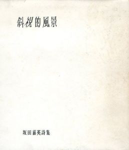 斜視的風景　坂田嘉英詩集/坂田嘉英