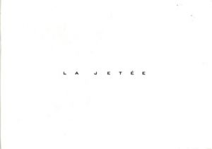 ラ・ジュテ　La Jetee　ハードカバーパンフレット/港千尋/坂尻昌平寄稿