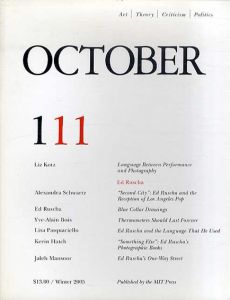 October111: Art/Theory/Criticism/Politics　Winter 2005/