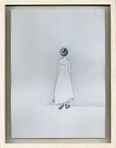 エスター・ハリス画額「Blue 3-5」/Esther Harrisのサムネール