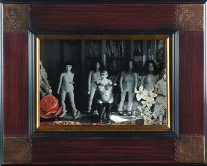 土井典作品額「或る少女達の部屋」 / Nori Doi