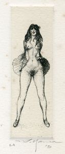 山本六三版画「死者Ⅱ」/Mutsumi Yamamoto