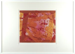 サム・フランシス版画額「Red Coral」/Sam Francisのサムネール