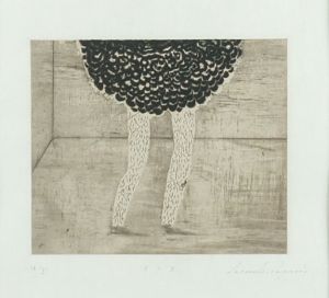 重野克明版画「すり足」/Katsuaki Shigenoのサムネール