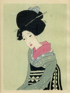 竹久夢二版画額　「三味線草」より/Yumeji Takehisaのサムネール