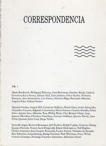 Correspondencia #1/Mark Borthwick/Wolfgang Tillmans/Amit Berlowitz/Mathew Bradyほか写真　Marcelo Gomes/Angela Hillほかテキスト