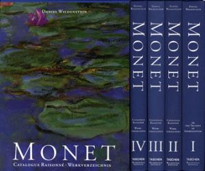 モネ カタログレゾネ　Monet Catalogue Raisonne Werkverzeichnis  全4冊組/Daniel Wildenstein