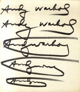 アンディ・ウォーホル　Andy Warhol: Das Graphische Werk 1962-1980/Hermann Wunsche編