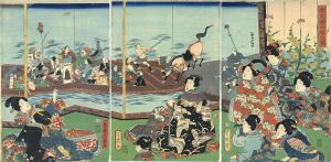 源氏遊由縁の英/芳幾