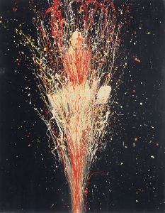 今井俊満画額「火花」/Toshimitsu Imaiのサムネール
