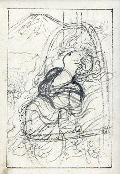 伊藤晴雨画稿「緊縛火責め 下絵」 | Natsume Books 伊藤晴雨画稿「緊縛火責め 下絵」 | Natsume Books