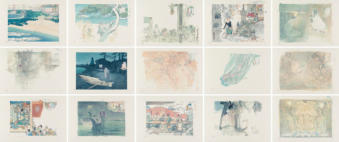 山口晃版画集 菊燈台 / 山口晃 | Natsume Books