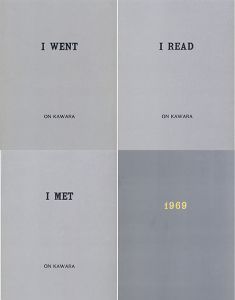 河原温　I Went I Met I Read Journal/河原温